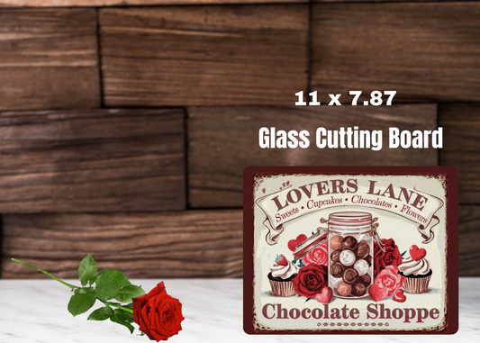 Sweetheart's Delight Glass Cutting Boards