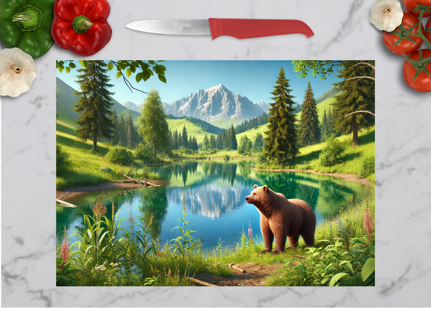 Nature-Inspired Glass Cutting Boards