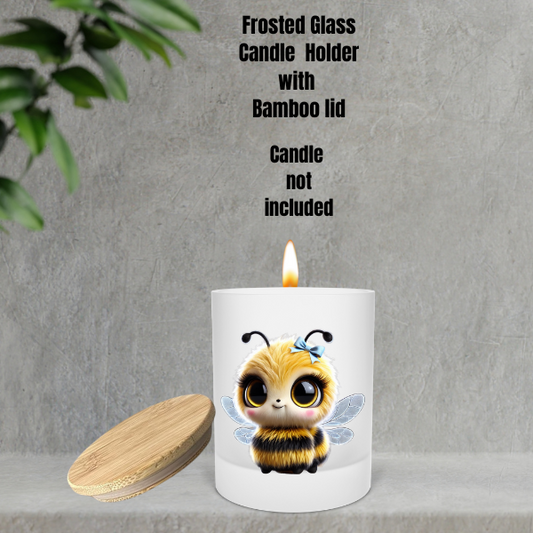 Bee-yond Cute Frosted Candle Holder Collection