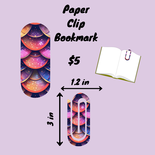 ✨ Celestial Scales Paper Clip Bookmark Collection ✨