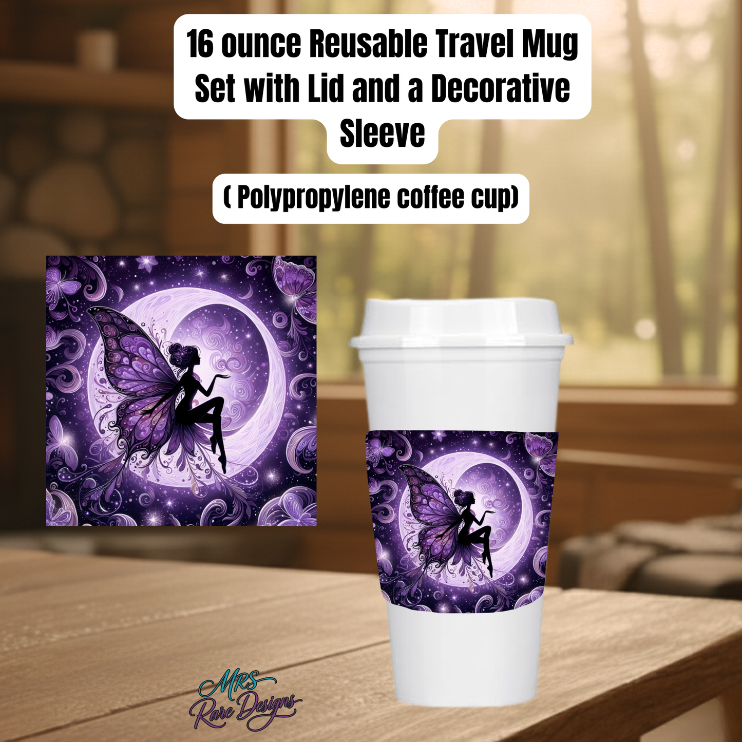 Lunar Glow Fairy Travel Mug Set