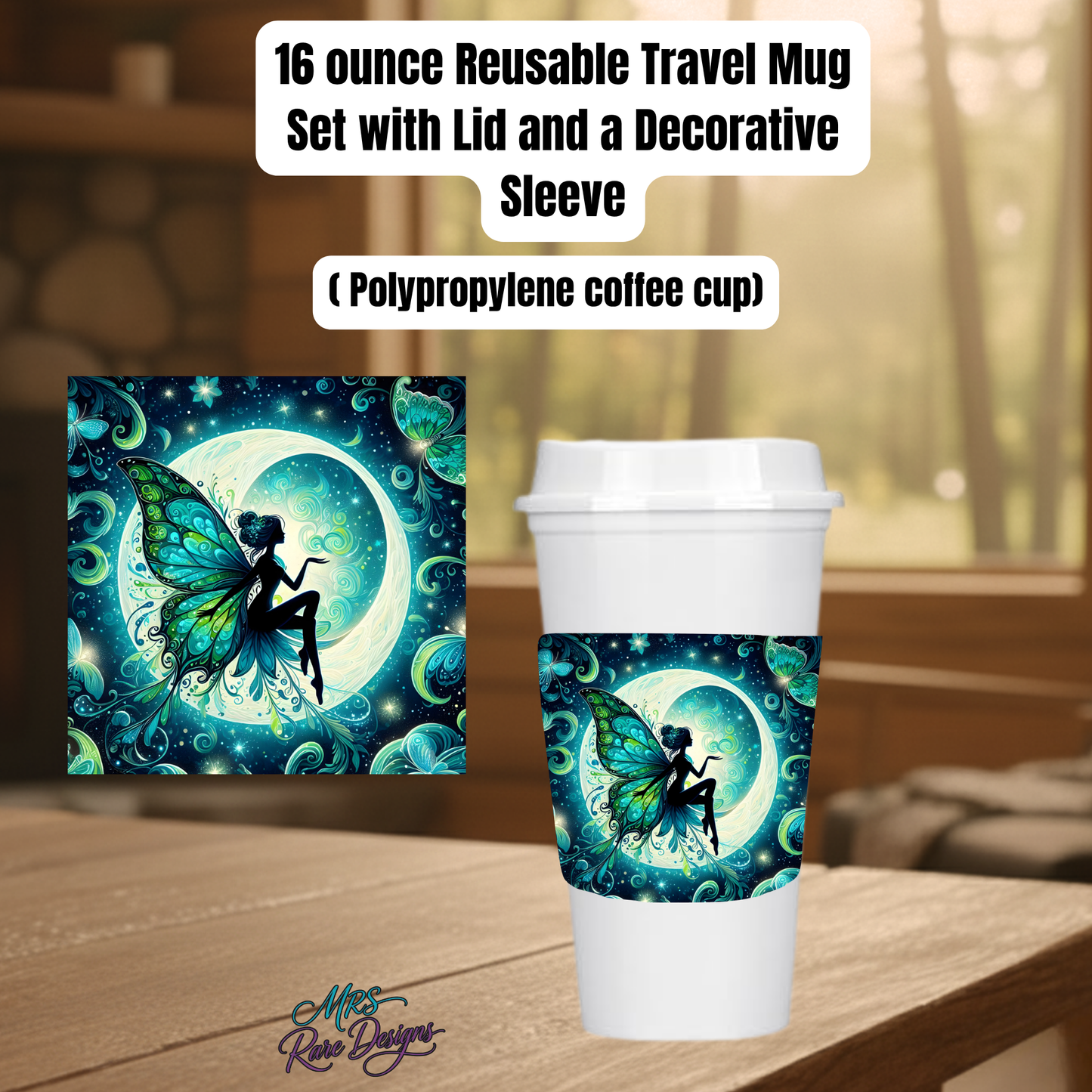 Lunar Glow Fairy Travel Mug Set