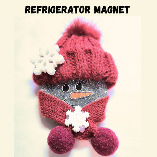 Winter Snowman Refrigerator Magnet Collection