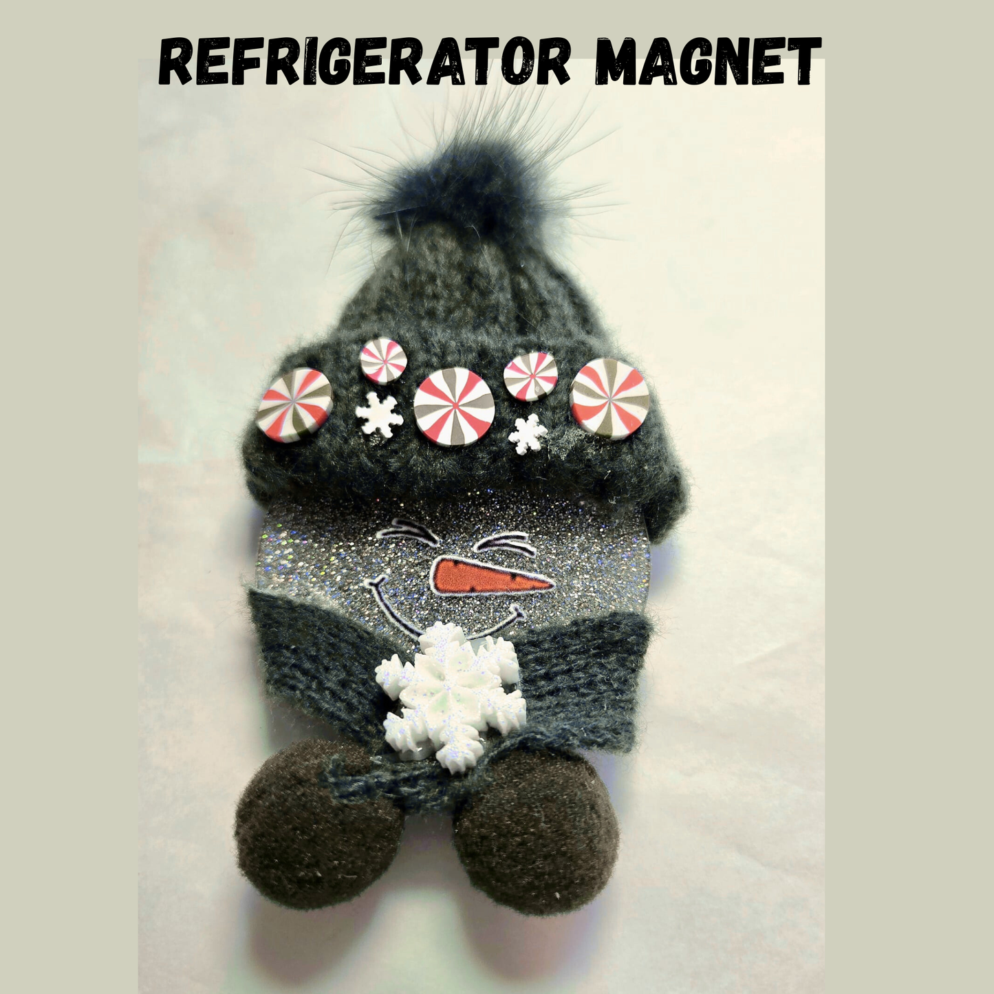 Winter Snowman Refrigerator Magnet Collection