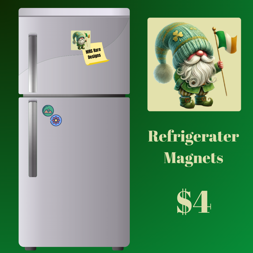 Enchanted Garden Gnome Magnets