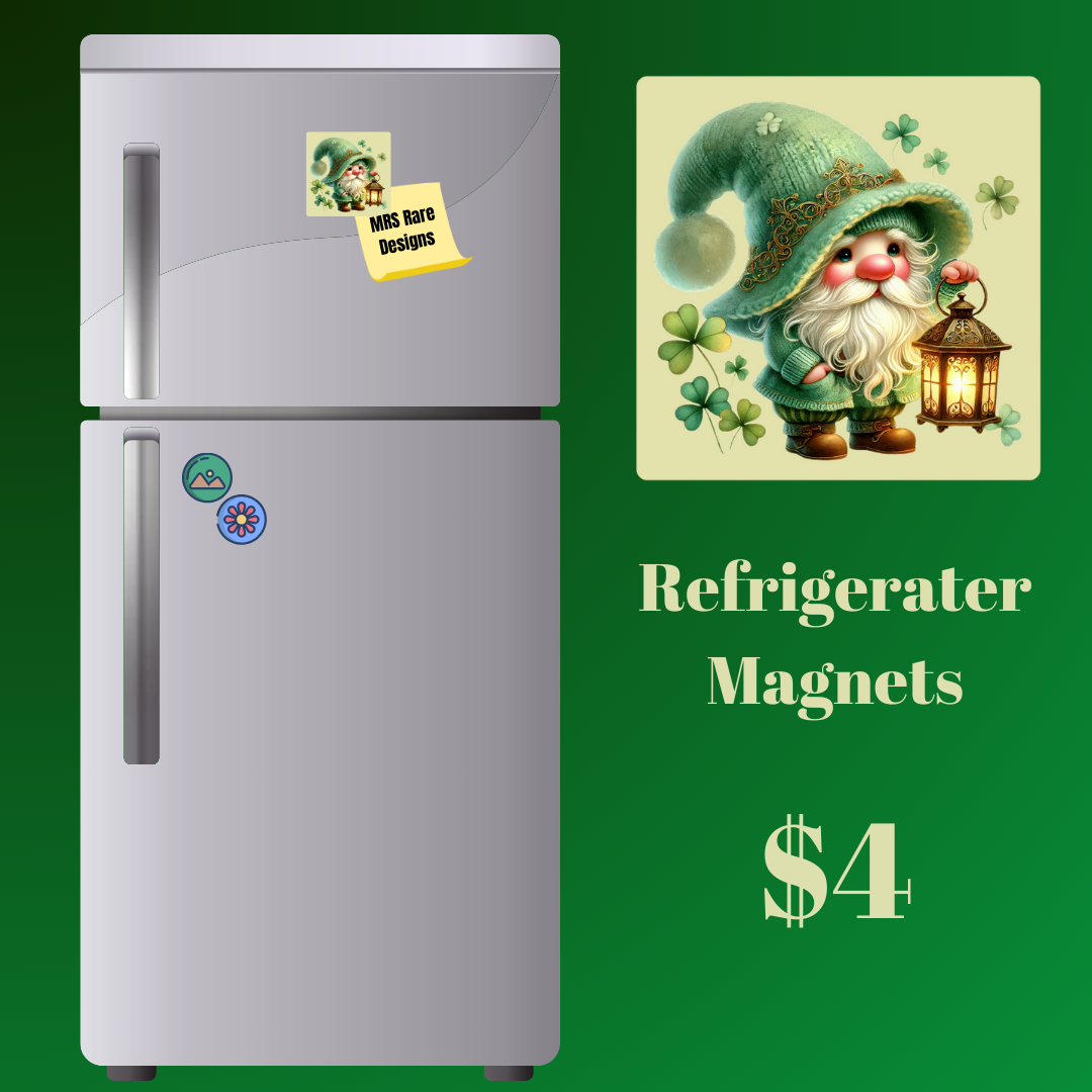 Enchanted Garden Gnome Magnets