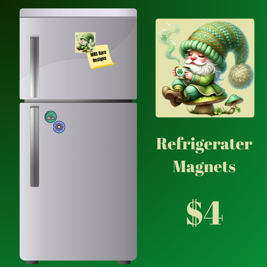 Enchanted Garden Gnome Magnets