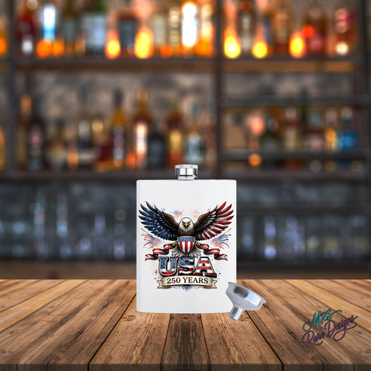 "Land of the Free Sip Kit" — USA 250 Years Patriot Flask
