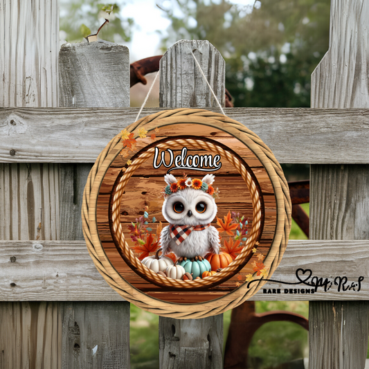 Autumn Friends Welcome Sign Collection