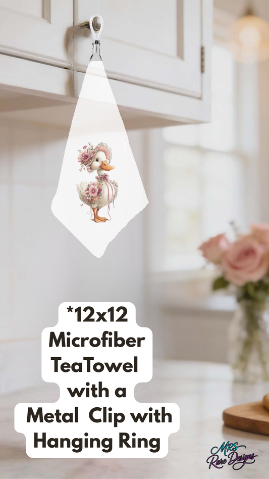Blossom & Beak Hanging Tea Towel
