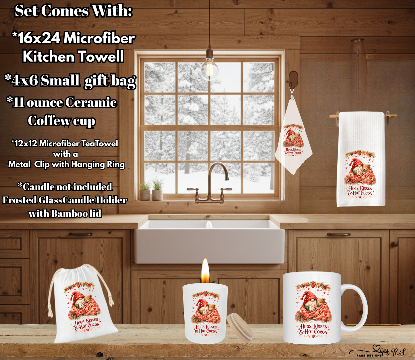 Love Collection Complete Gift Set – Kitchen, Coffee & Candle Bundle with $4 Discount