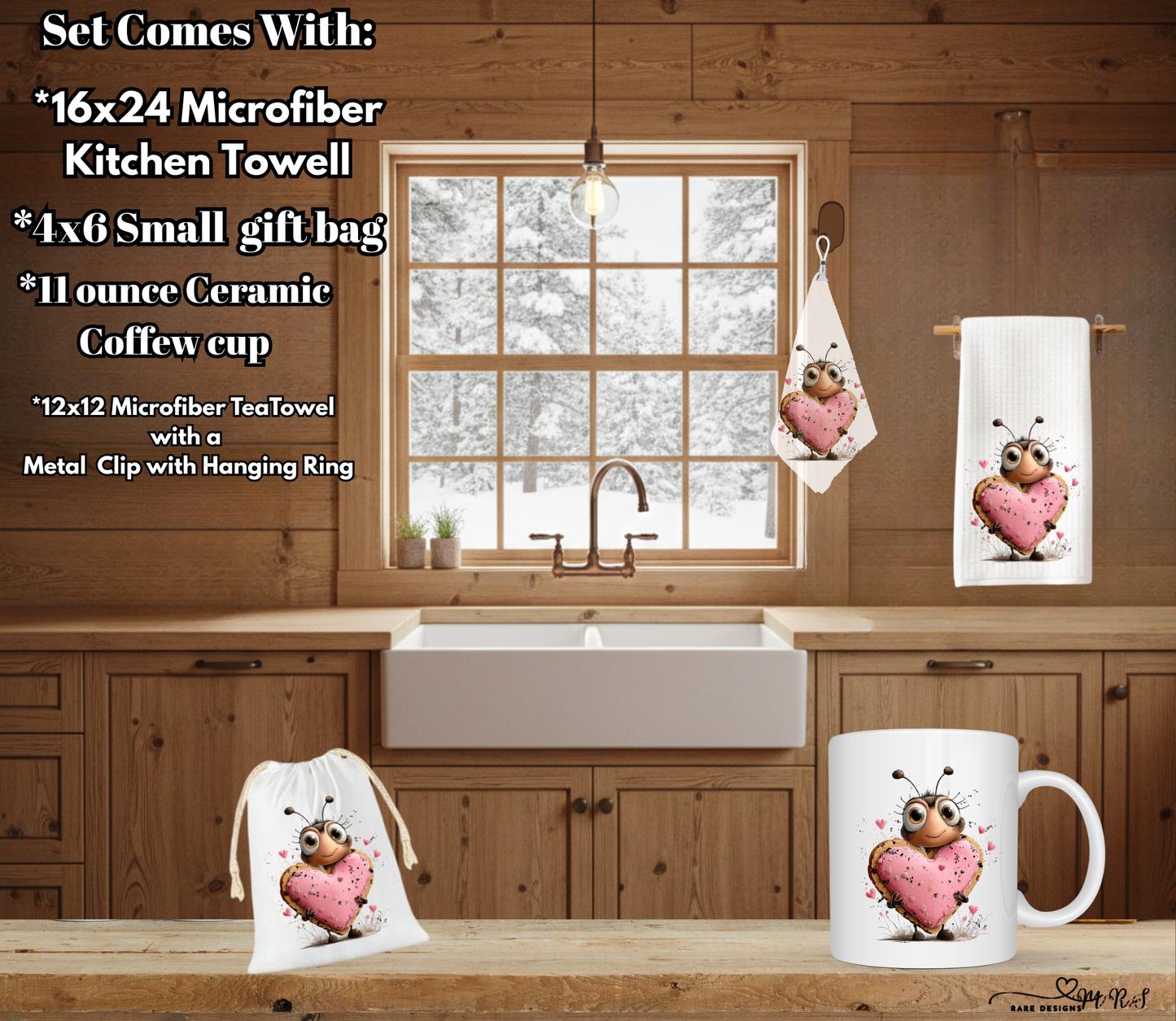 Bee Loved Collection – Complete 4‑Piece Kitchen & Gift Set ($4 OFF Full Set!)