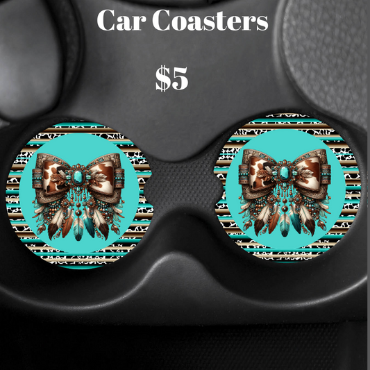 Turquoise Tribal Dream Car Mirror Charm