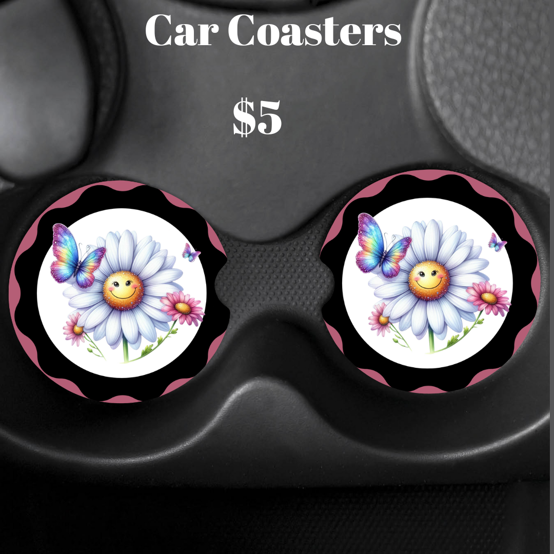 Sunshine Blossom Car Coaster Collection
