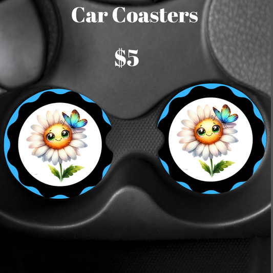 Sunshine Blossom Car Coaster Collection