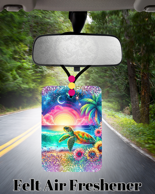 Tropical Serenity Felt Air Freshener