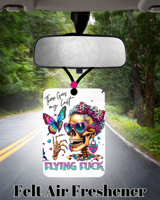 Carefree Spirit Bold Skull Car Air Freshener