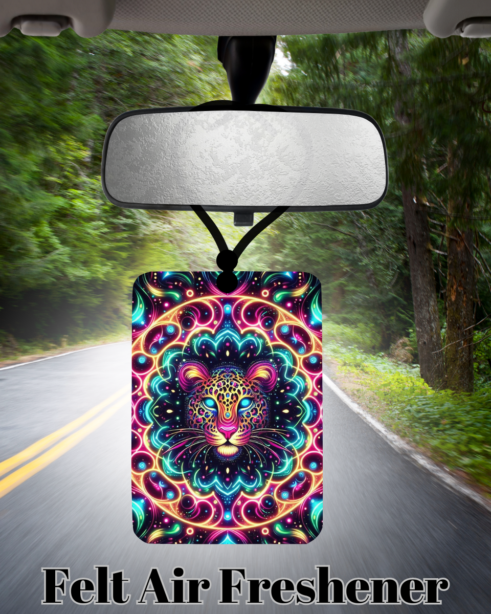 Mystic Leopard Cosmic Car Air Freshener
