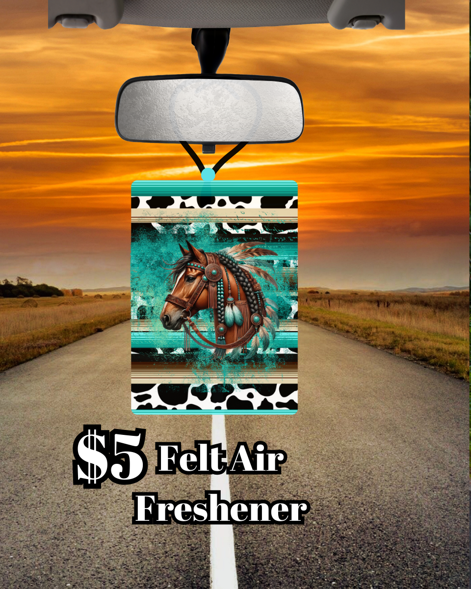 Rustic Charm Felt Air Fresheners