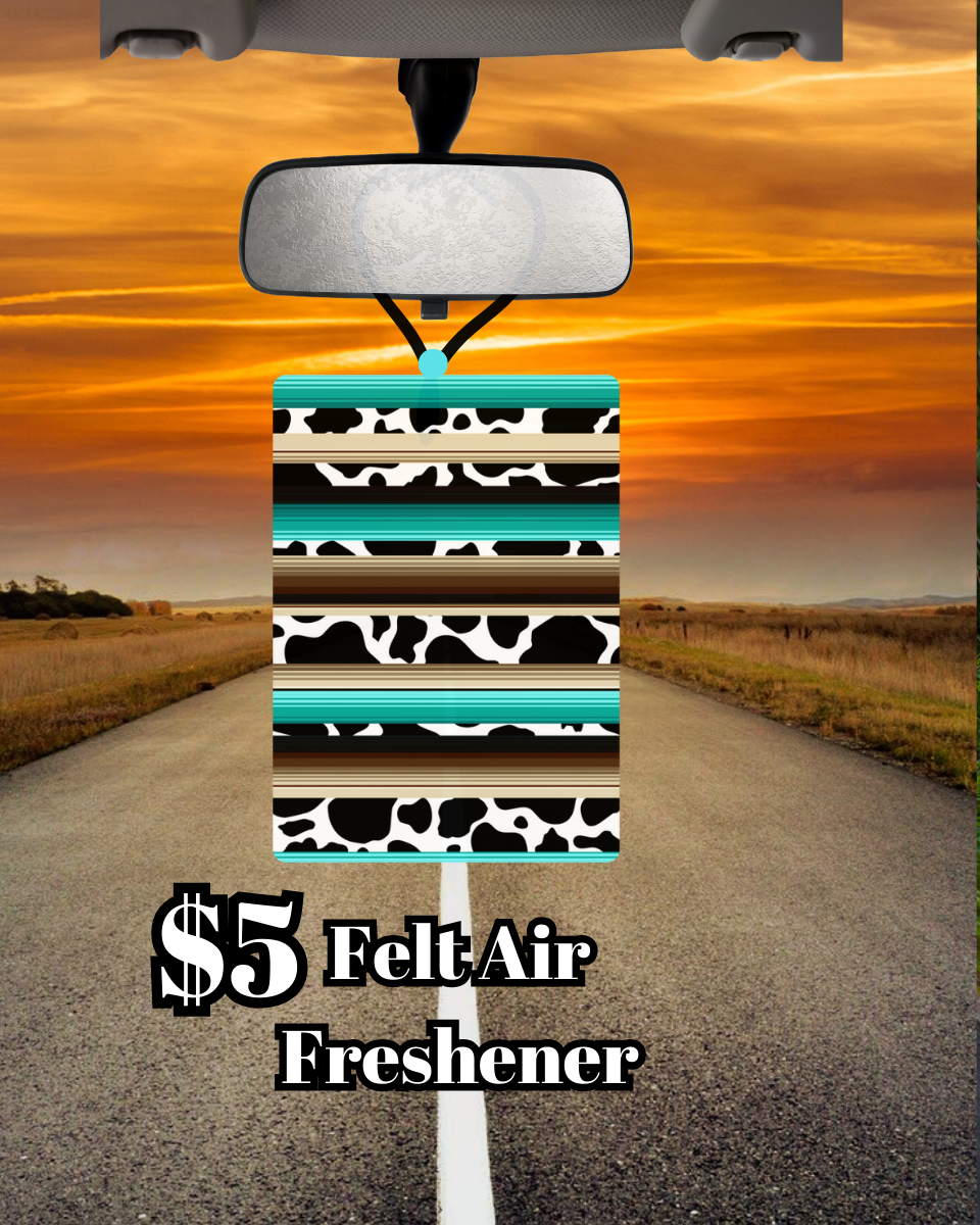 Rustic Charm Felt Air Fresheners
