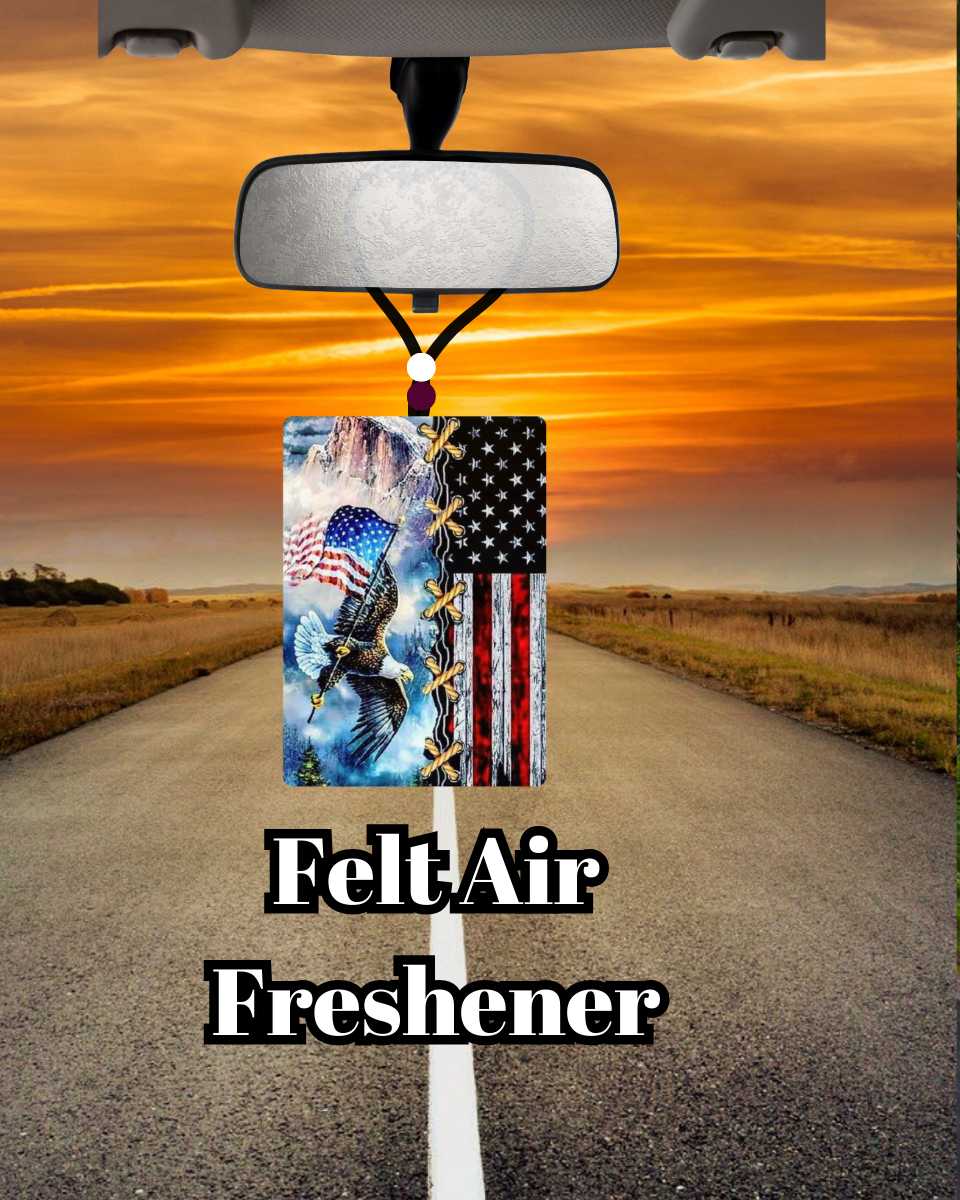 Freedom Flight Felt Air Freshener