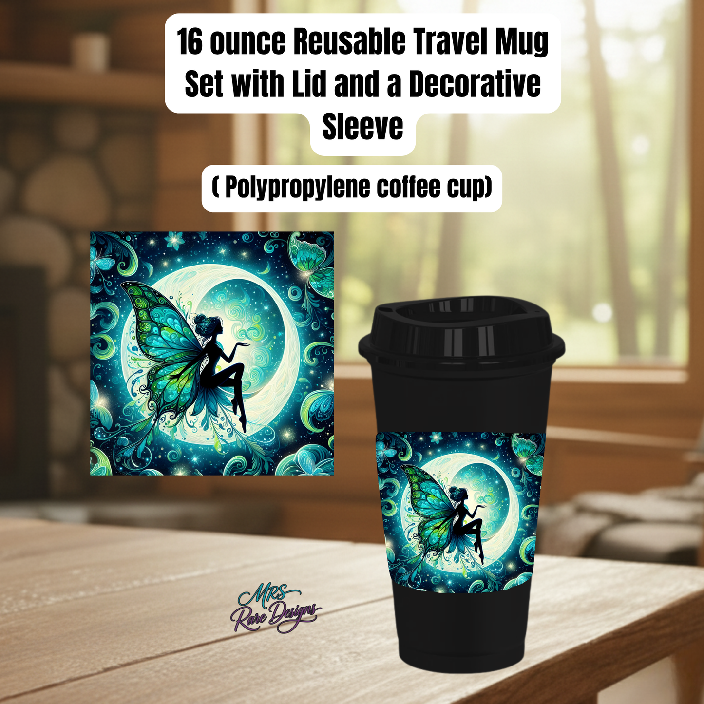 Lunar Glow Fairy Travel Mug Set
