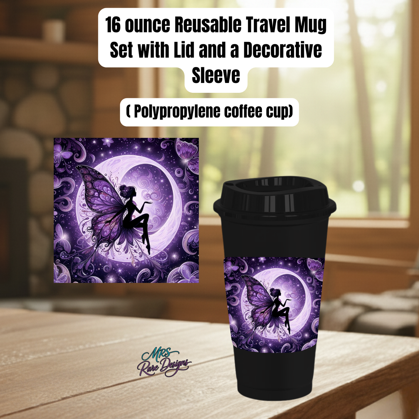 Lunar Glow Fairy Travel Mug Set