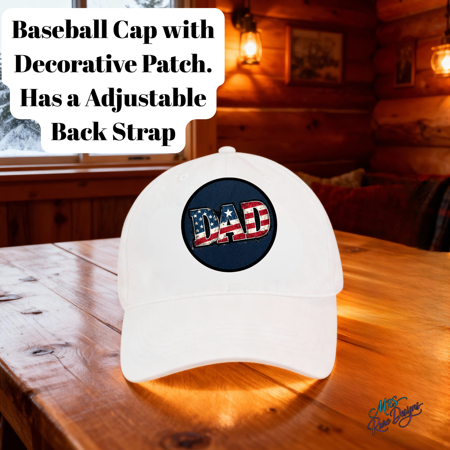 Stars & Stripes Dad Cap — Patriotic Patch Baseball Hat