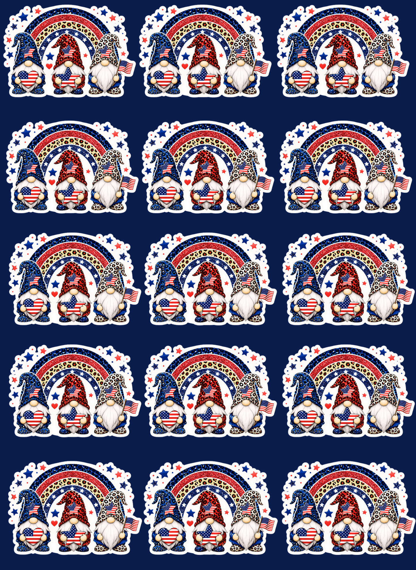 Gnome of the Free™ Patriotic Die-Cut Sticker Pack