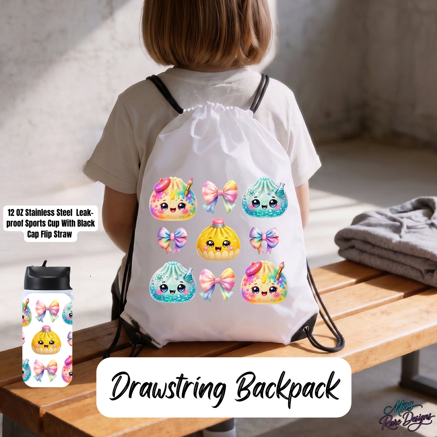 "Little Mixologist" Backpack & Sports Cup Bundle