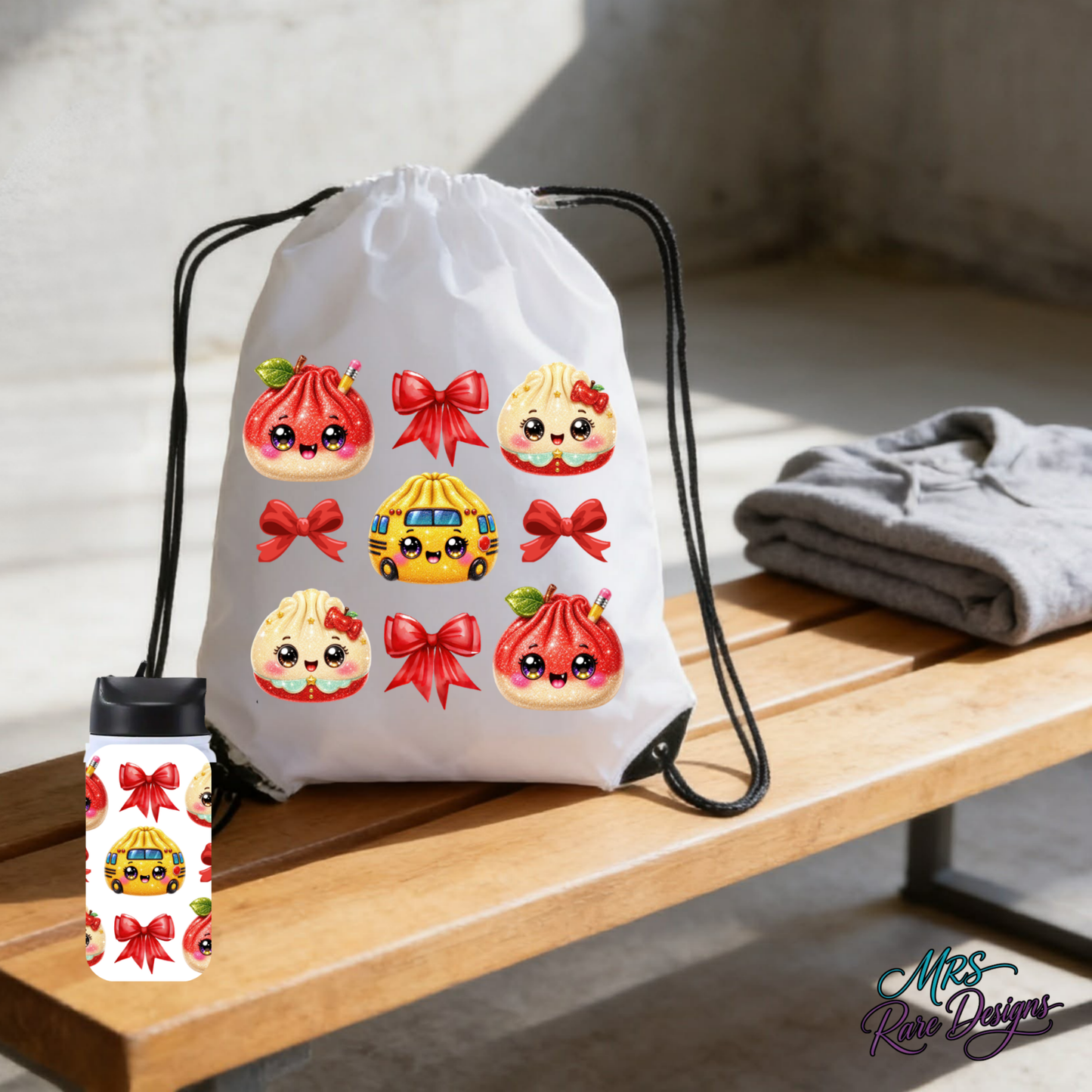 "Apple of My Eye" Backpack & Sports Cup Bundle