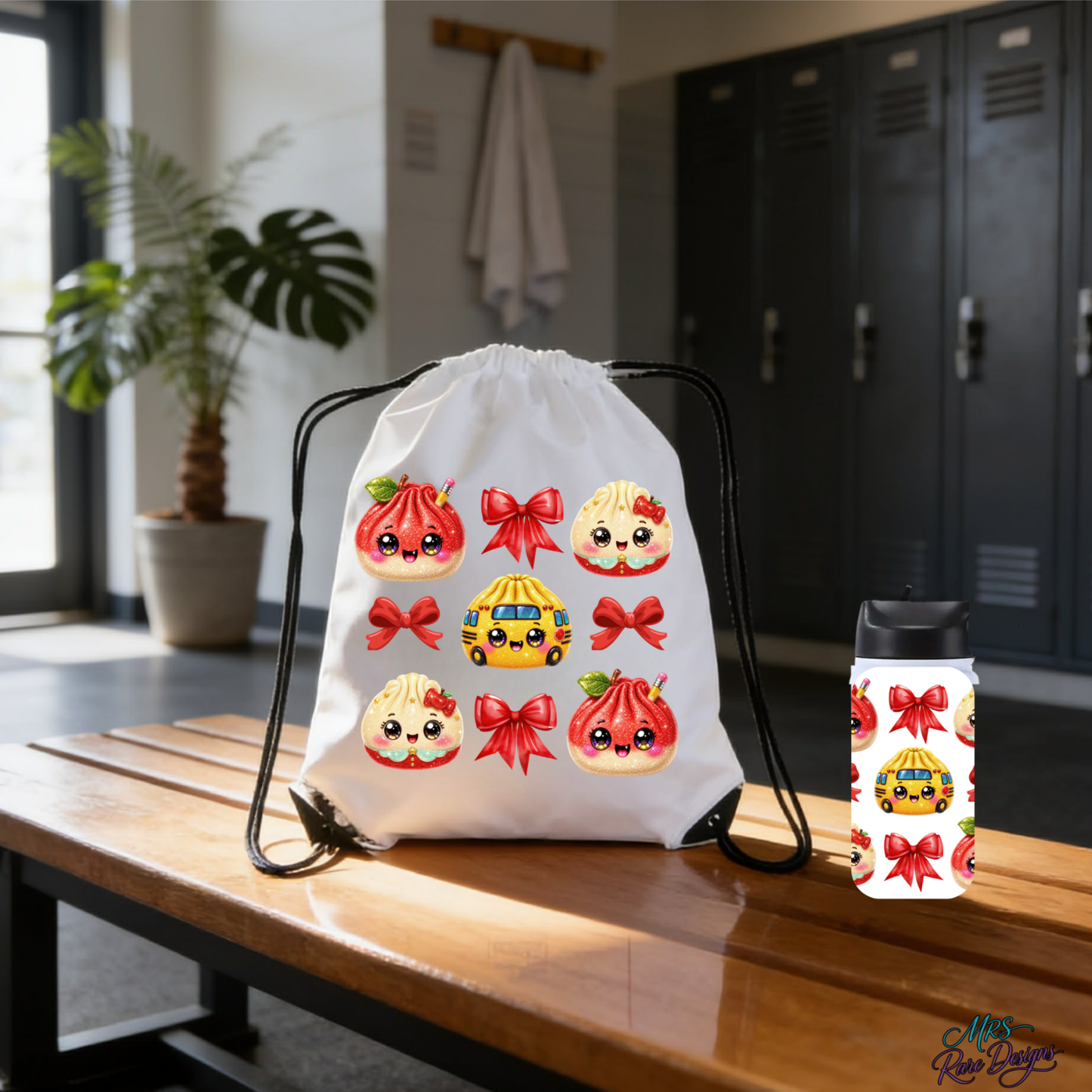 "Apple of My Eye" Backpack & Sports Cup Bundle