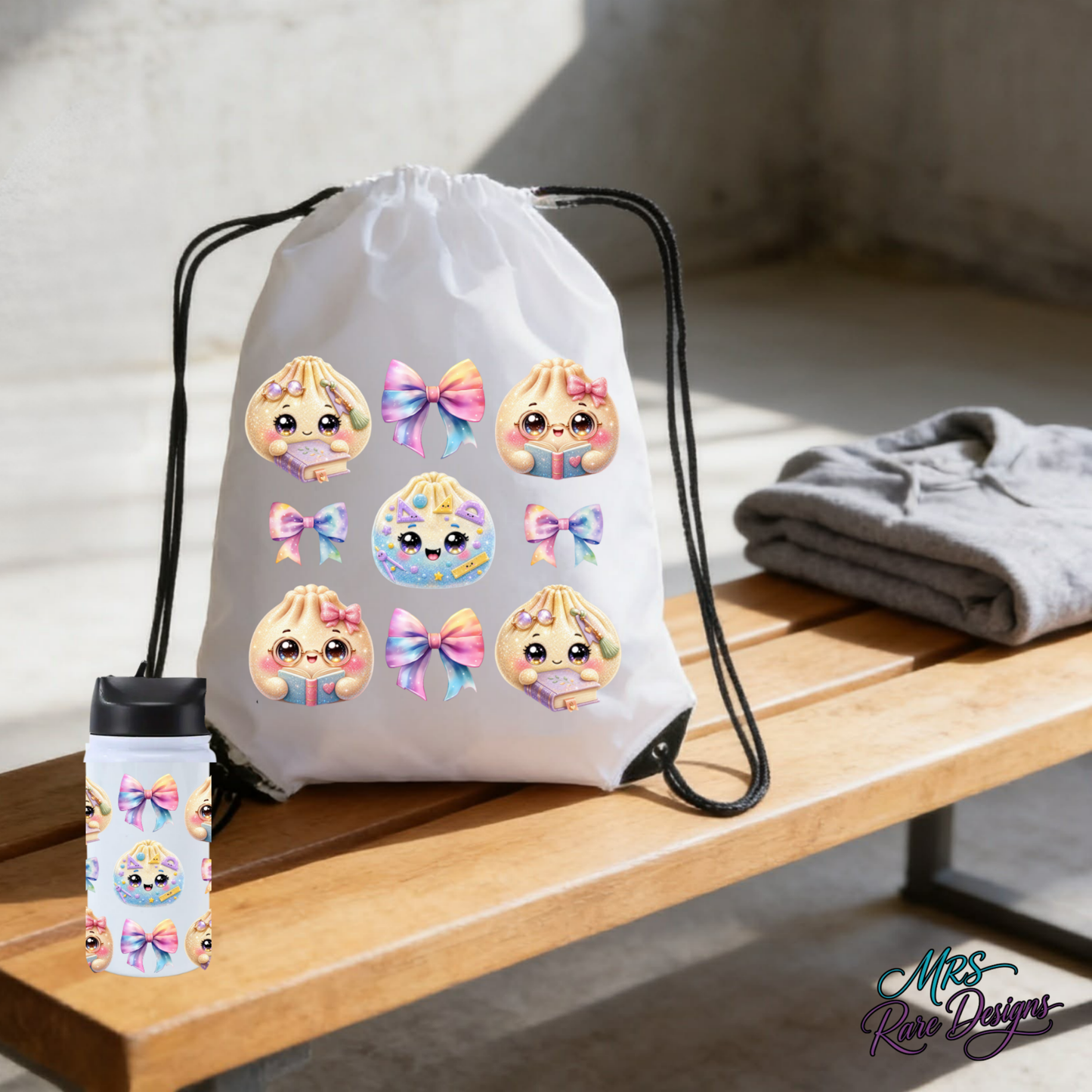 "Bookworm Bestie" Backpack & Sports Cup Bundle