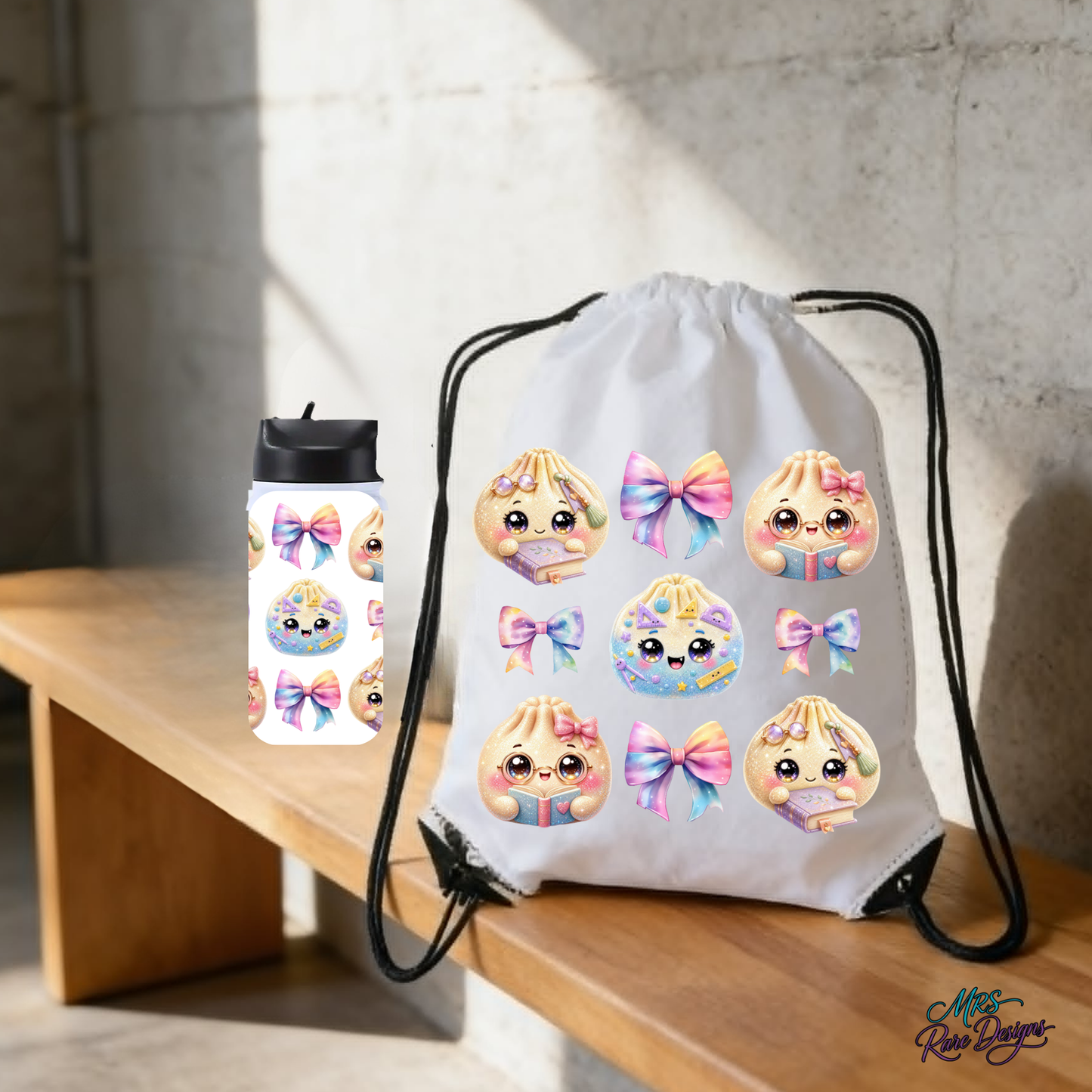 "Bookworm Bestie" Backpack & Sports Cup Bundle