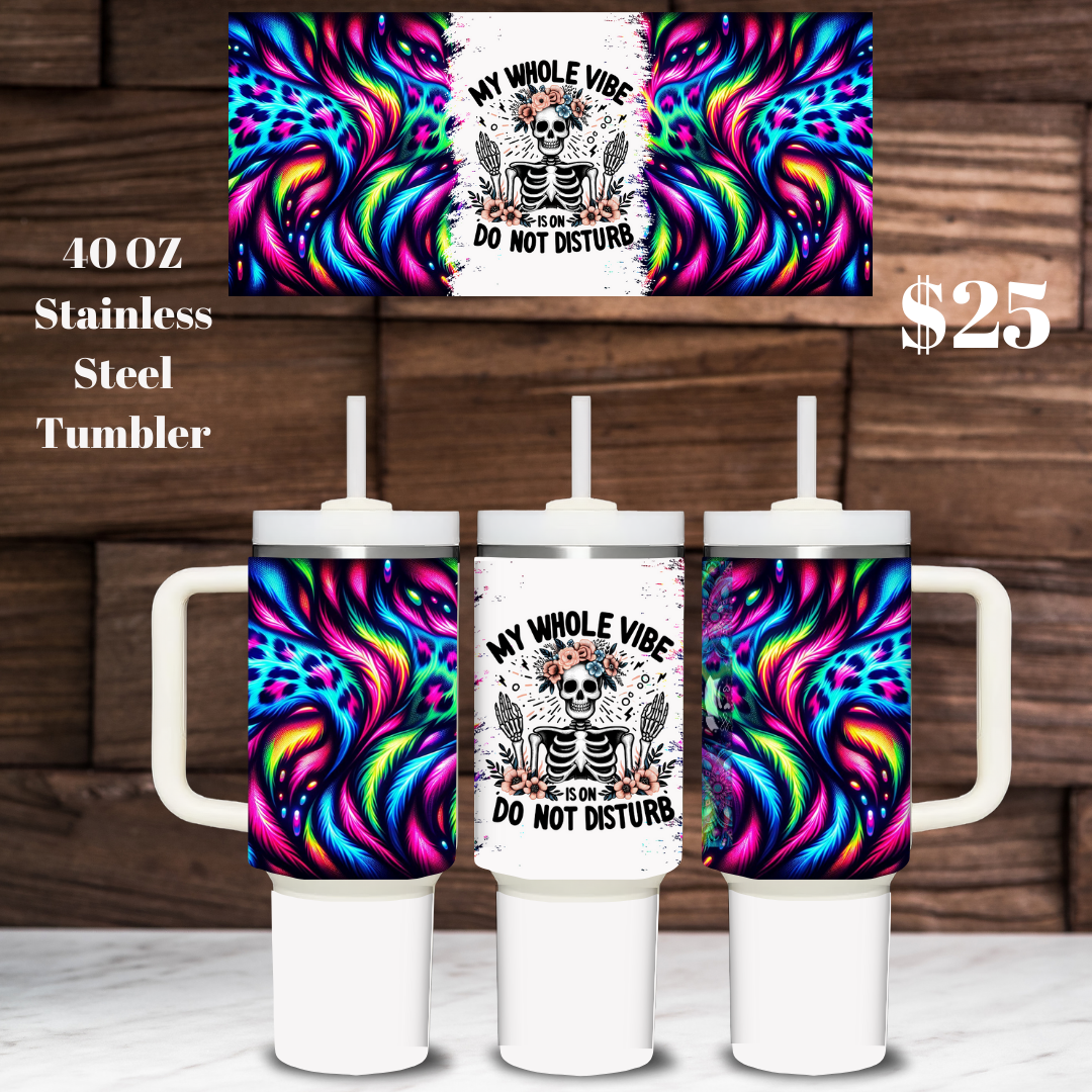 Zen Mode 40oz Stainless Steel Tumblers