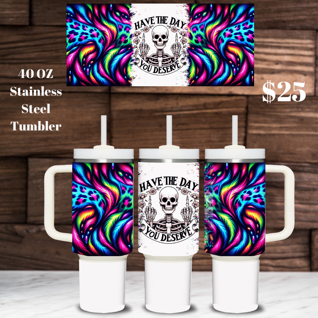 Karma Aesthetic 40oz Stainless Steel Tumblers