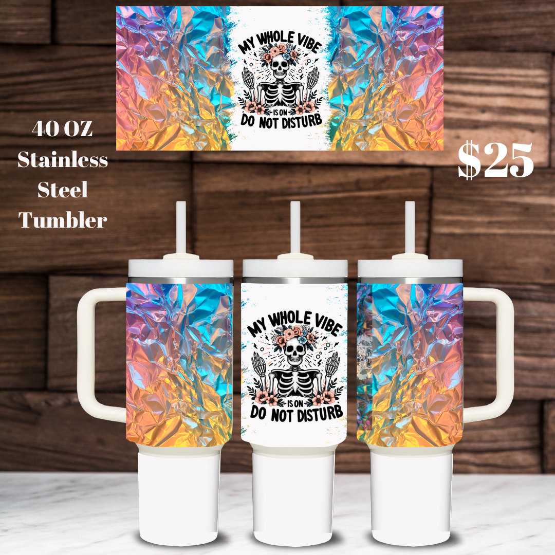 Zen Mode 40oz Stainless Steel Tumblers