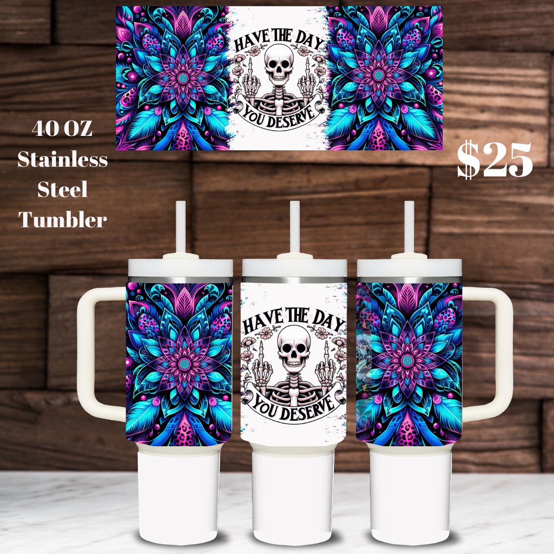 Karma Aesthetic 40oz Stainless Steel Tumblers