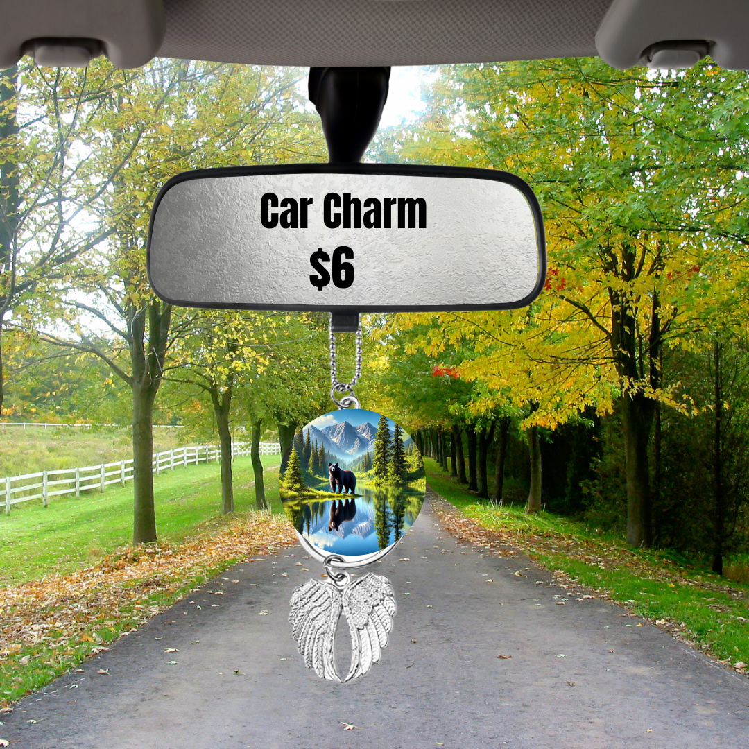 Nature's Elegance Car Charms – 8 Designs