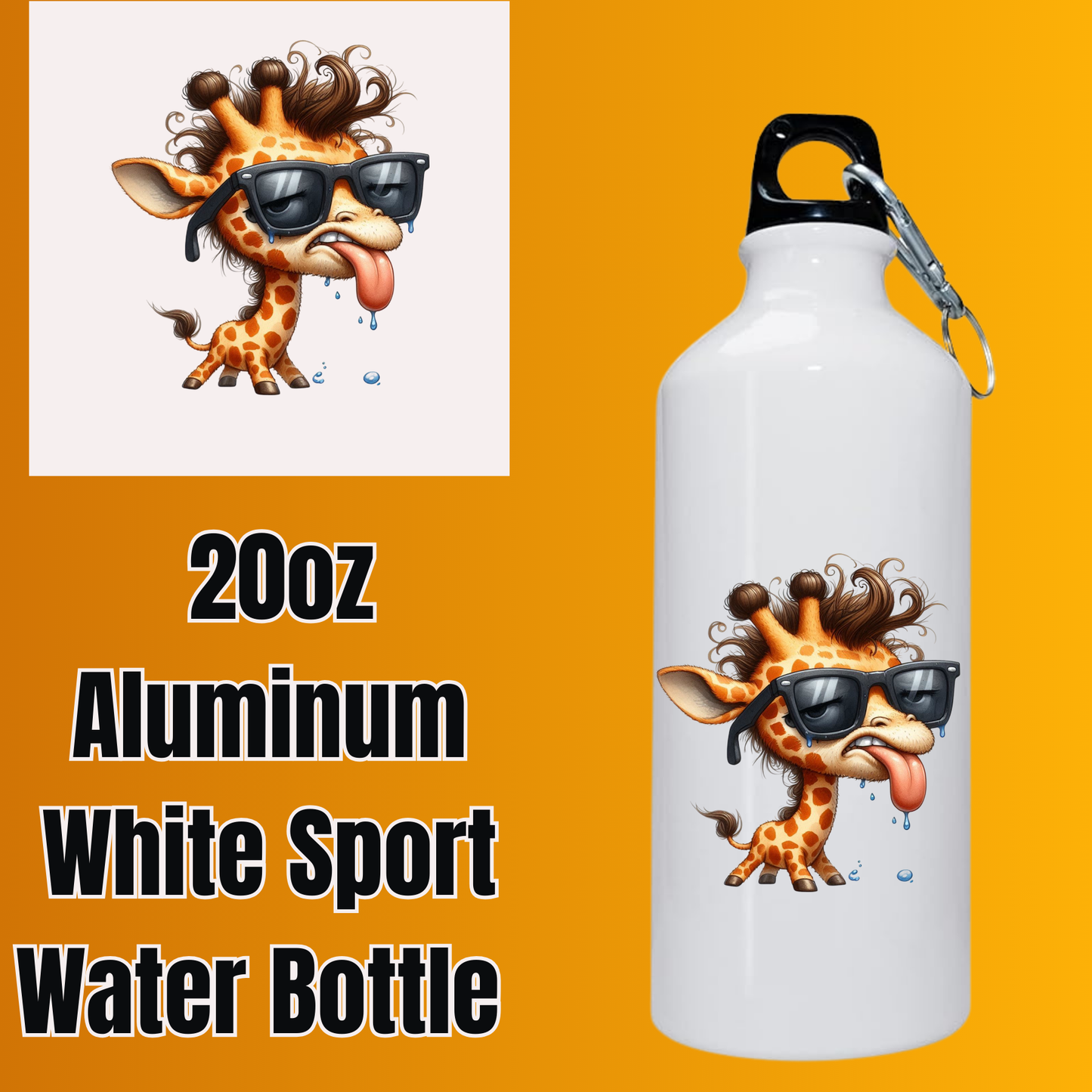 Giggle Giraffes – 20oz Sport Bottles