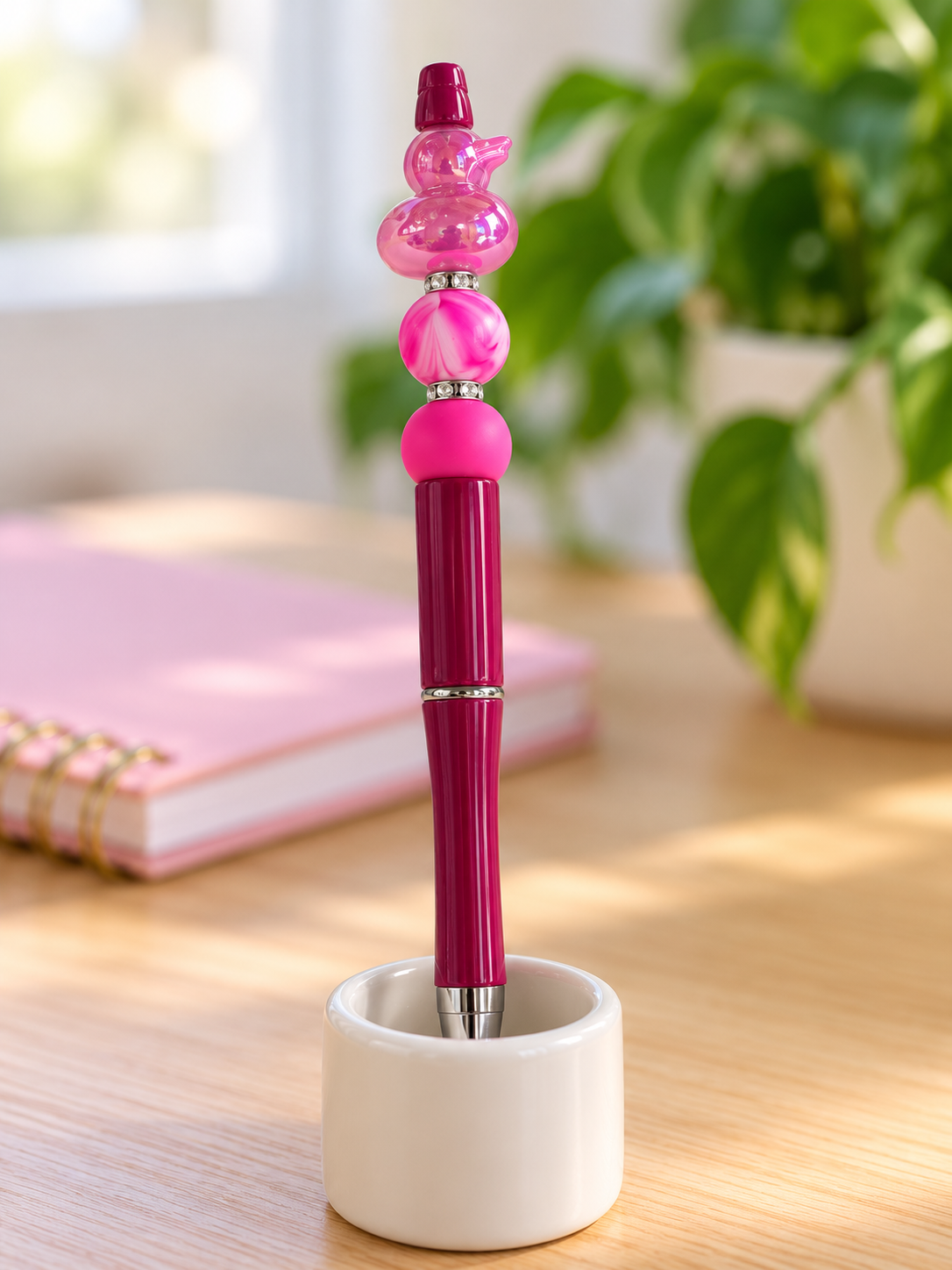 Pink Duck Beaded Pen — A Little Pink, A Lot of Personality
