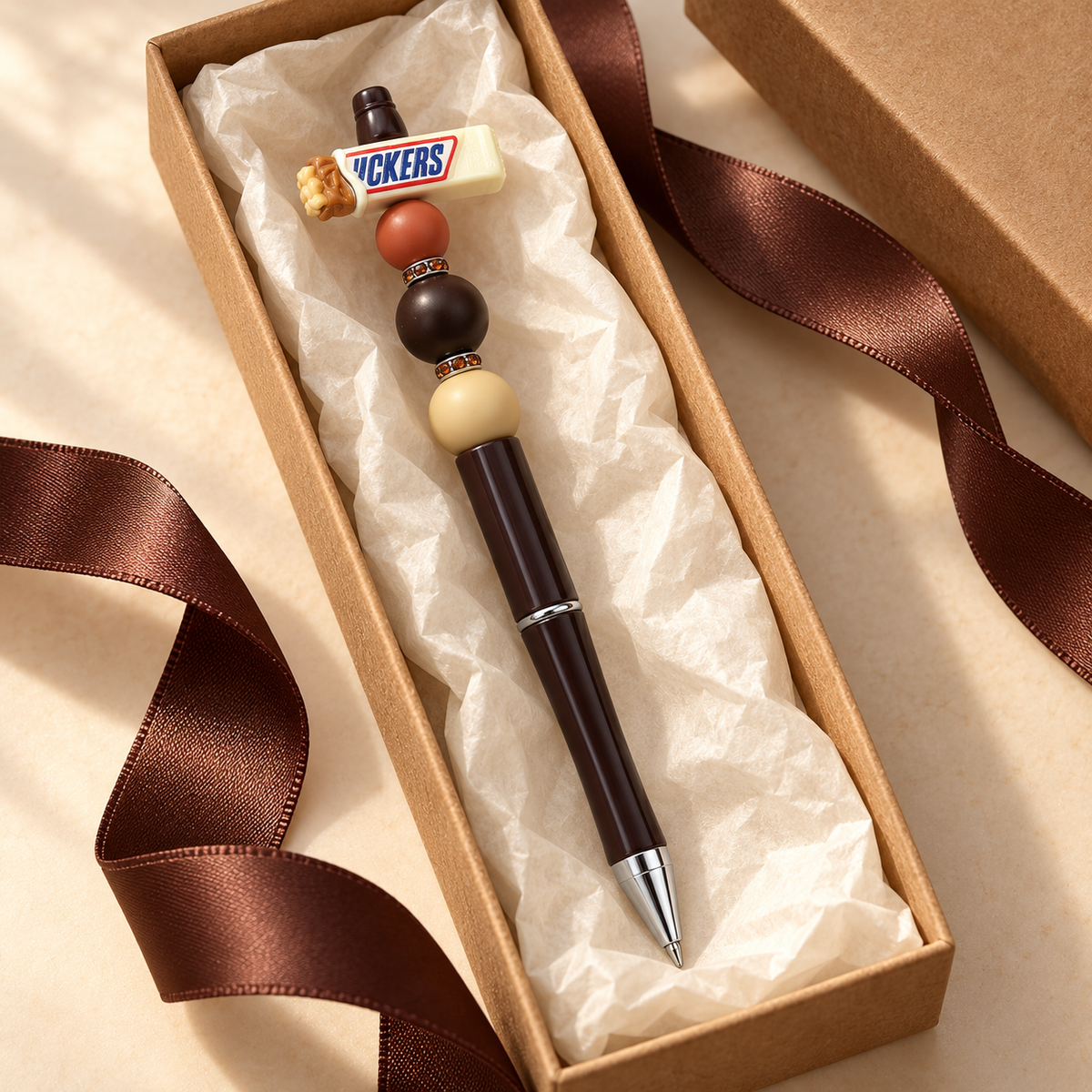 Sweet Scribbles Candy Bar Beaded Pen