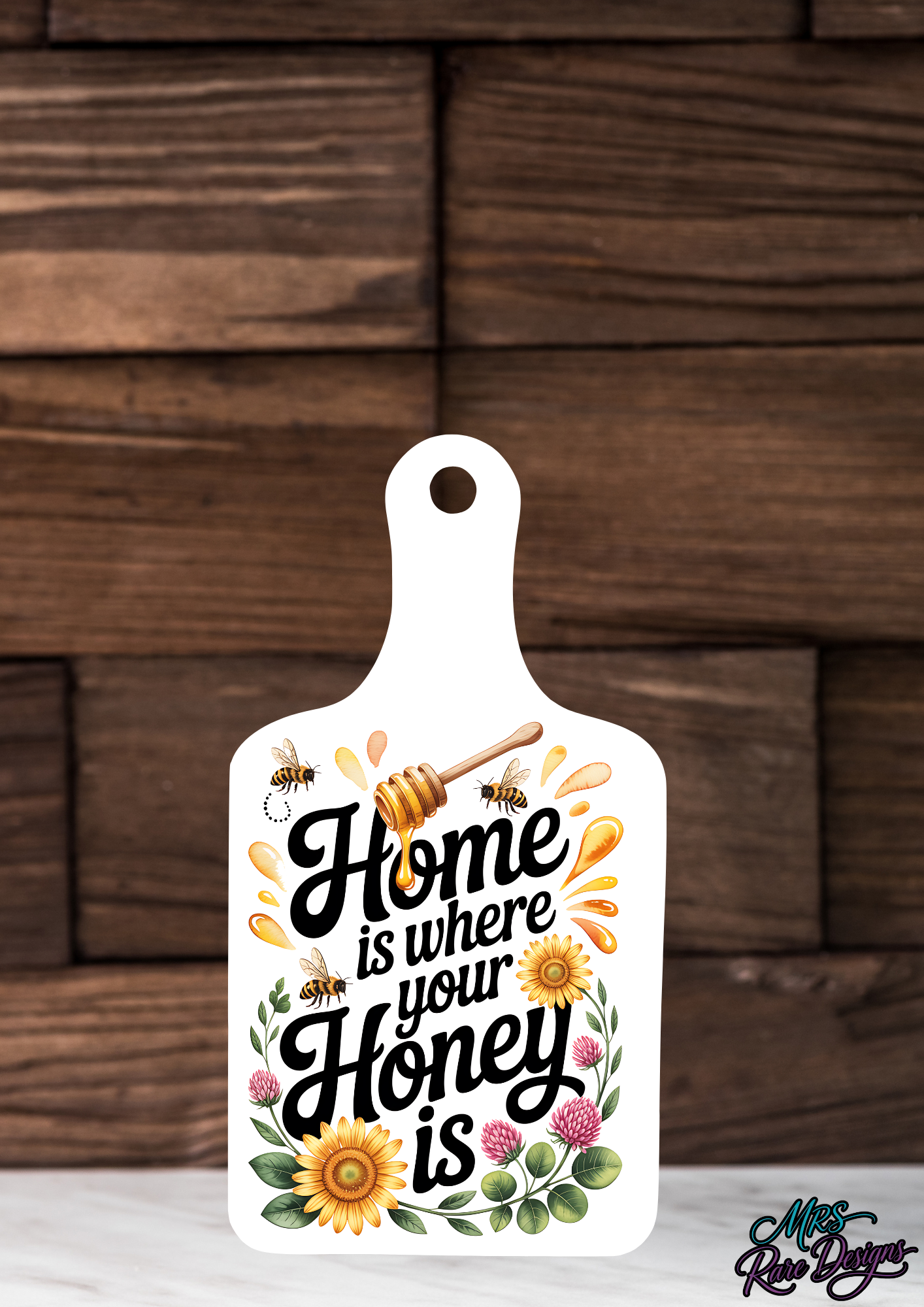 "Home Is Where Your Honey Is" Charcuterie Board Decoration