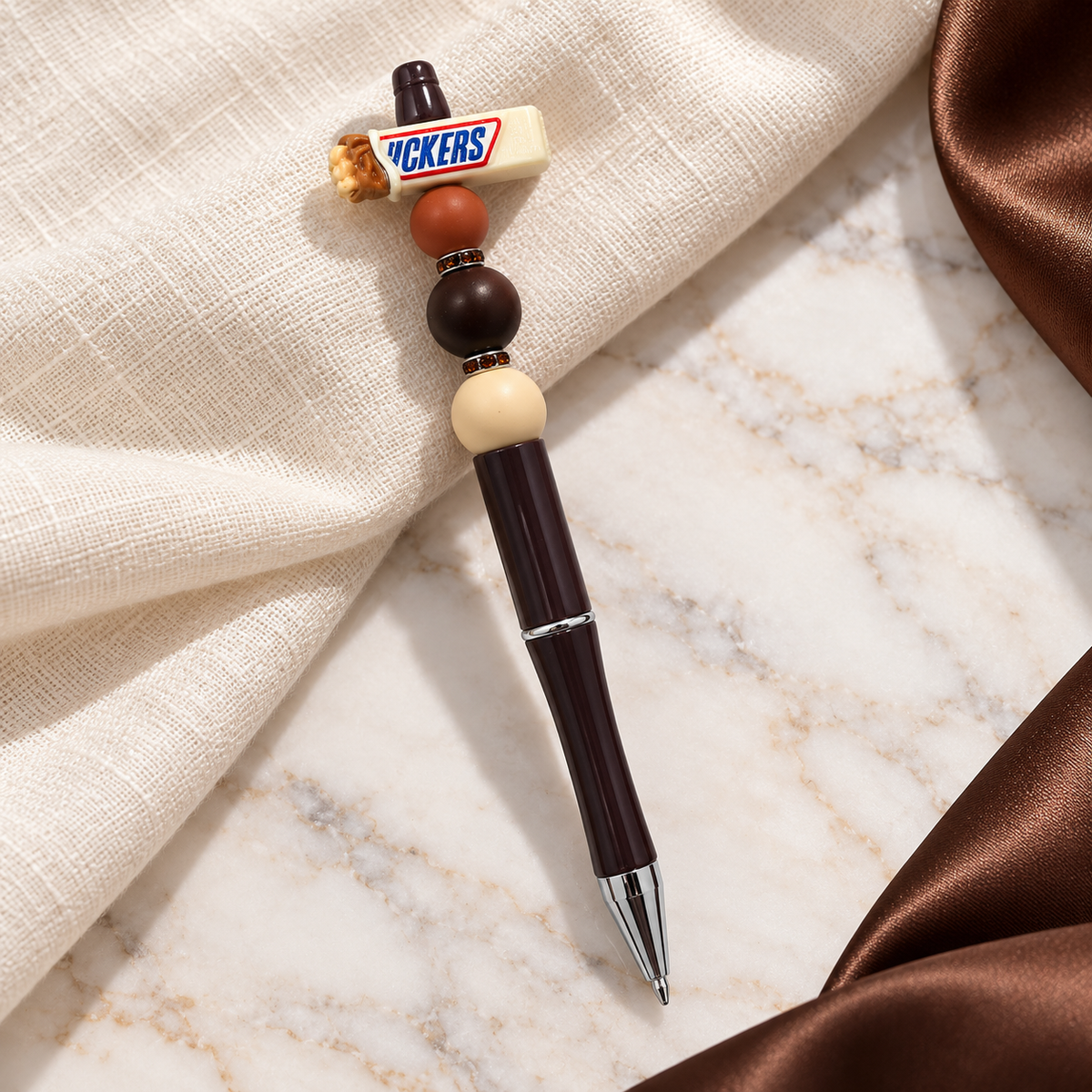 Sweet Scribbles Candy Bar Beaded Pen