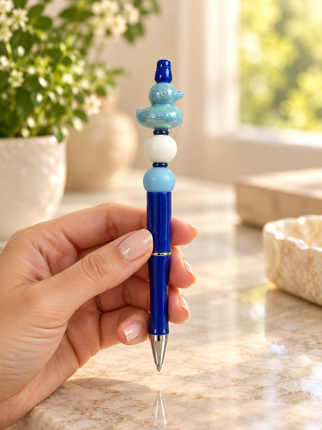Blue Duck Beaded Pen - A Little Quack, A Lot of Charm