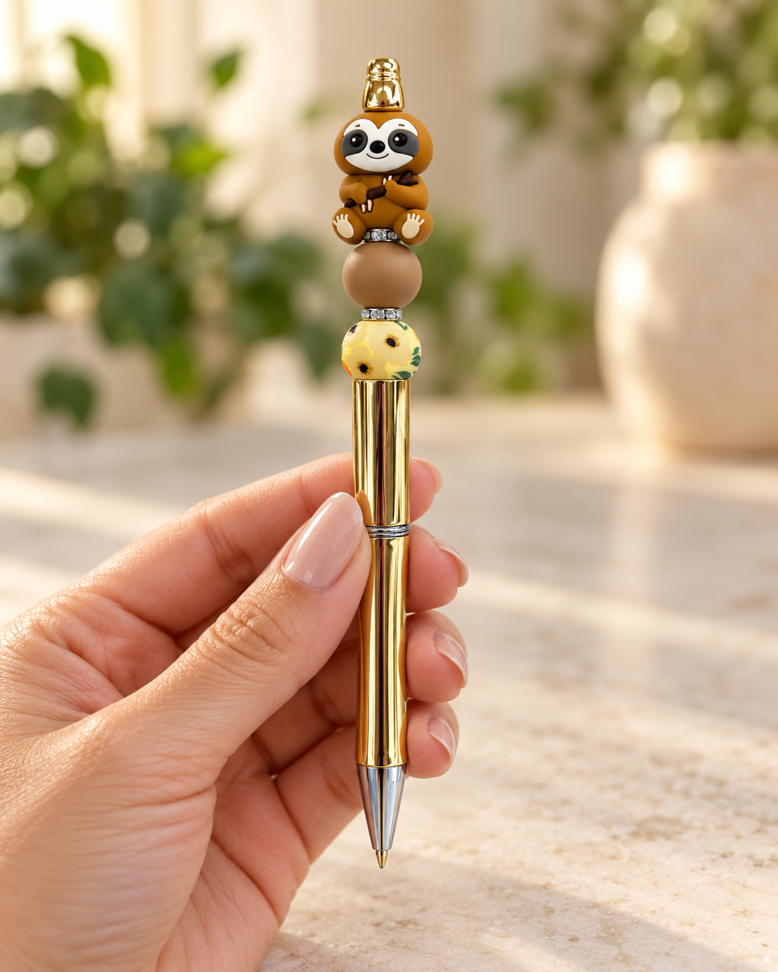 Sloth Beaded Pen - A Little Sloth, A Lot of Sunshine 2