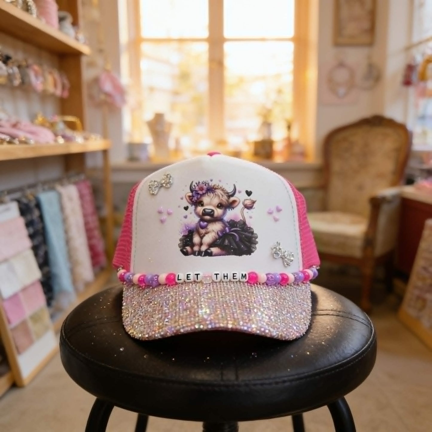 "Let Them Moo" – The Sassy Little Diva Trucker Hat