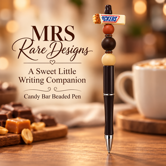 Sweet Scribbles Candy Bar Beaded Pen
