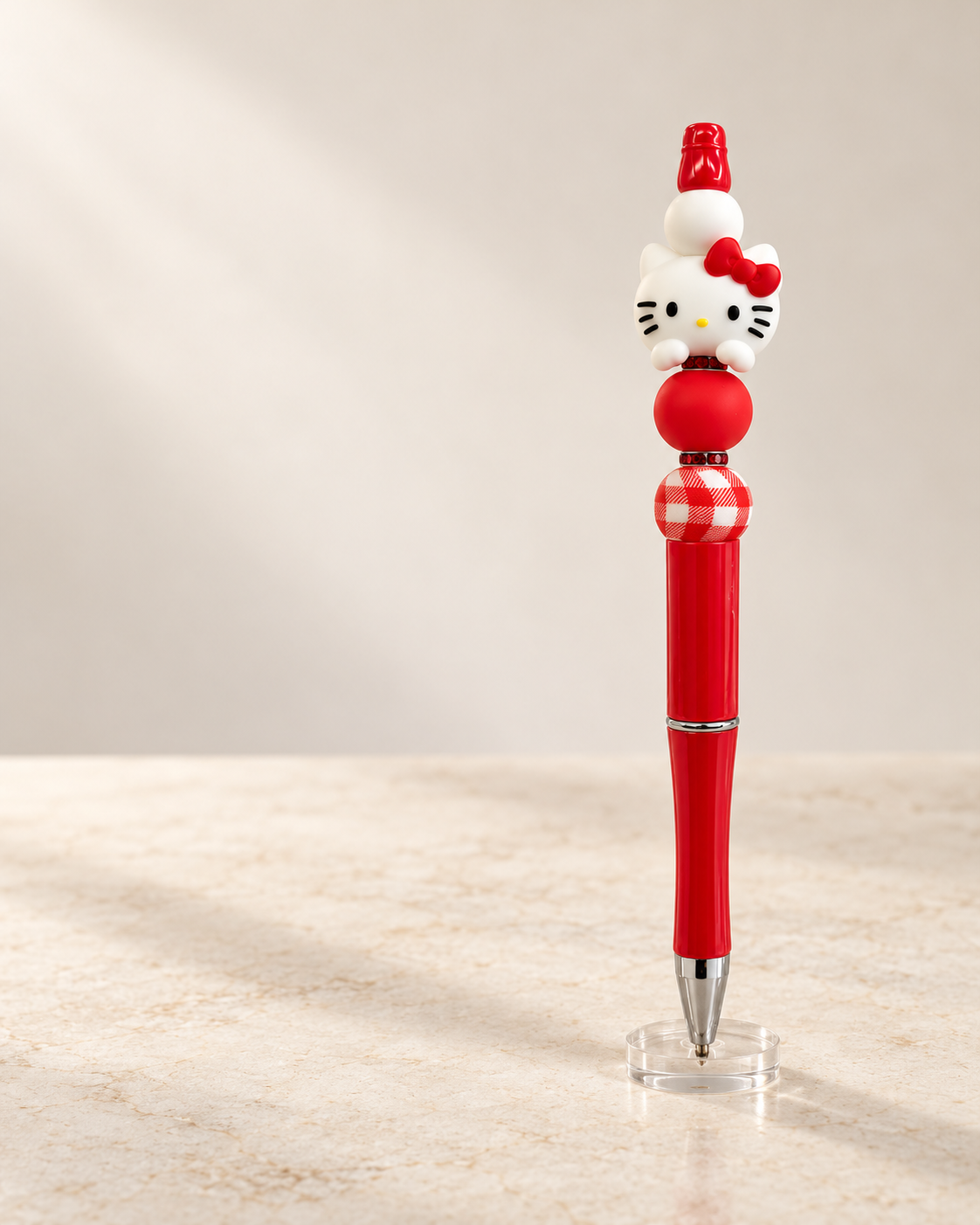 Hello Kitty Beaded Pen - A Little Bow, A Lot of Charm
