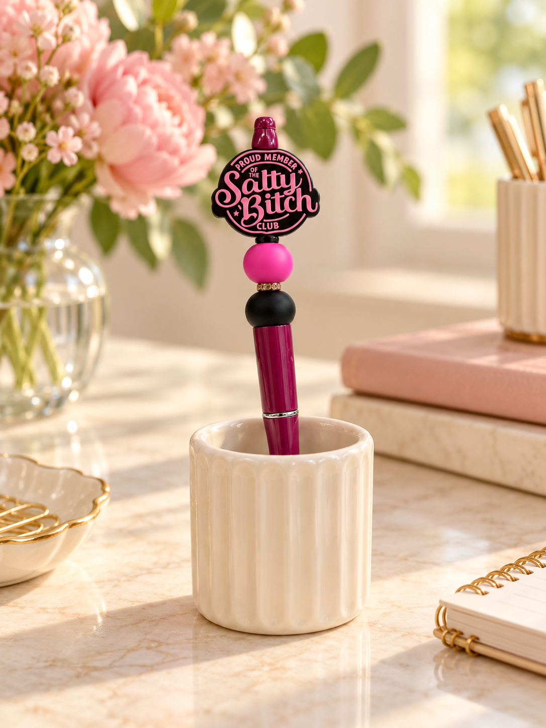 Salty Bitch Club Beaded Pen - A Little Salty, A Lot of Sass